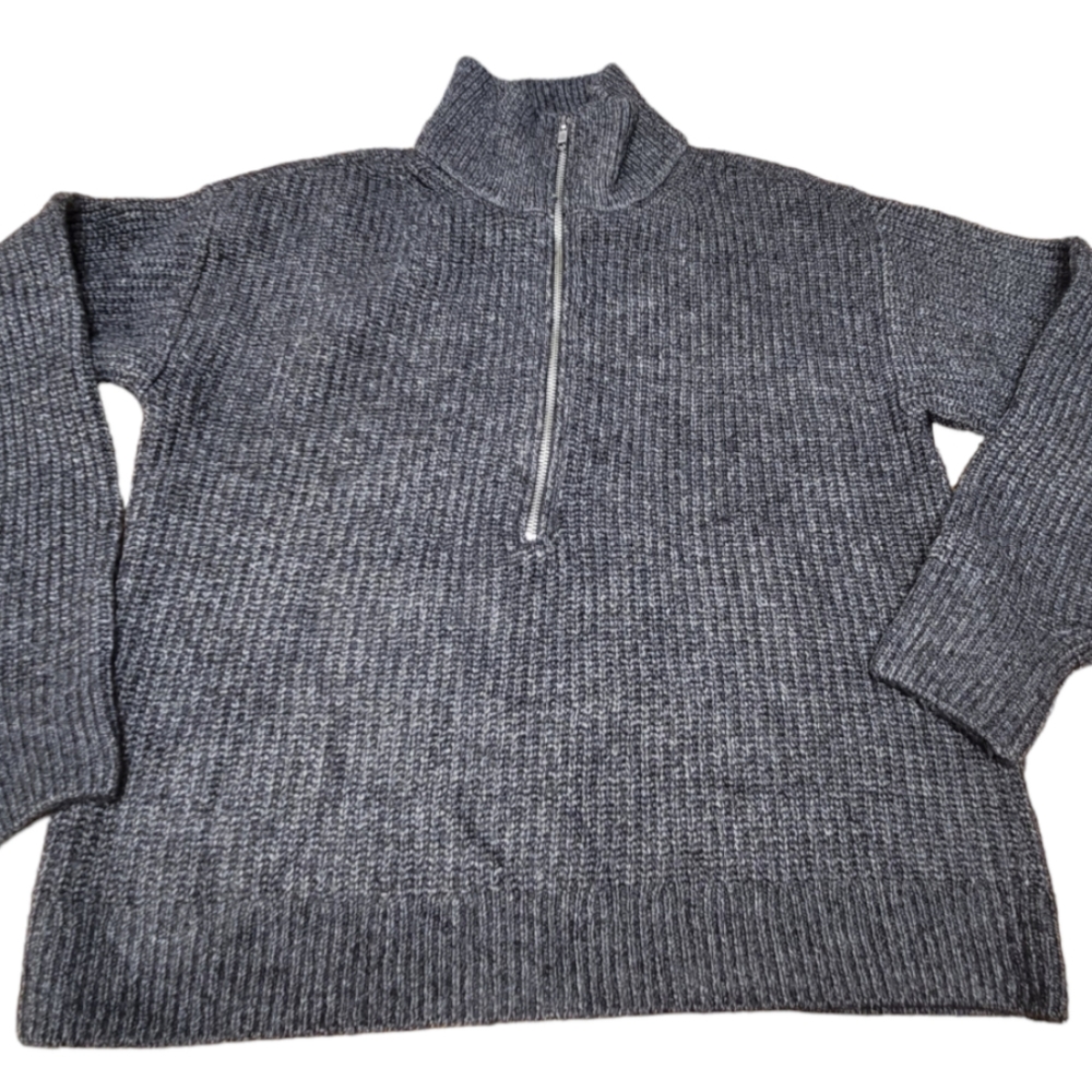 Vince Camuto Women's Half-Zip Pullover Ribbed Knit Fashion Sweater MSRP $79.00